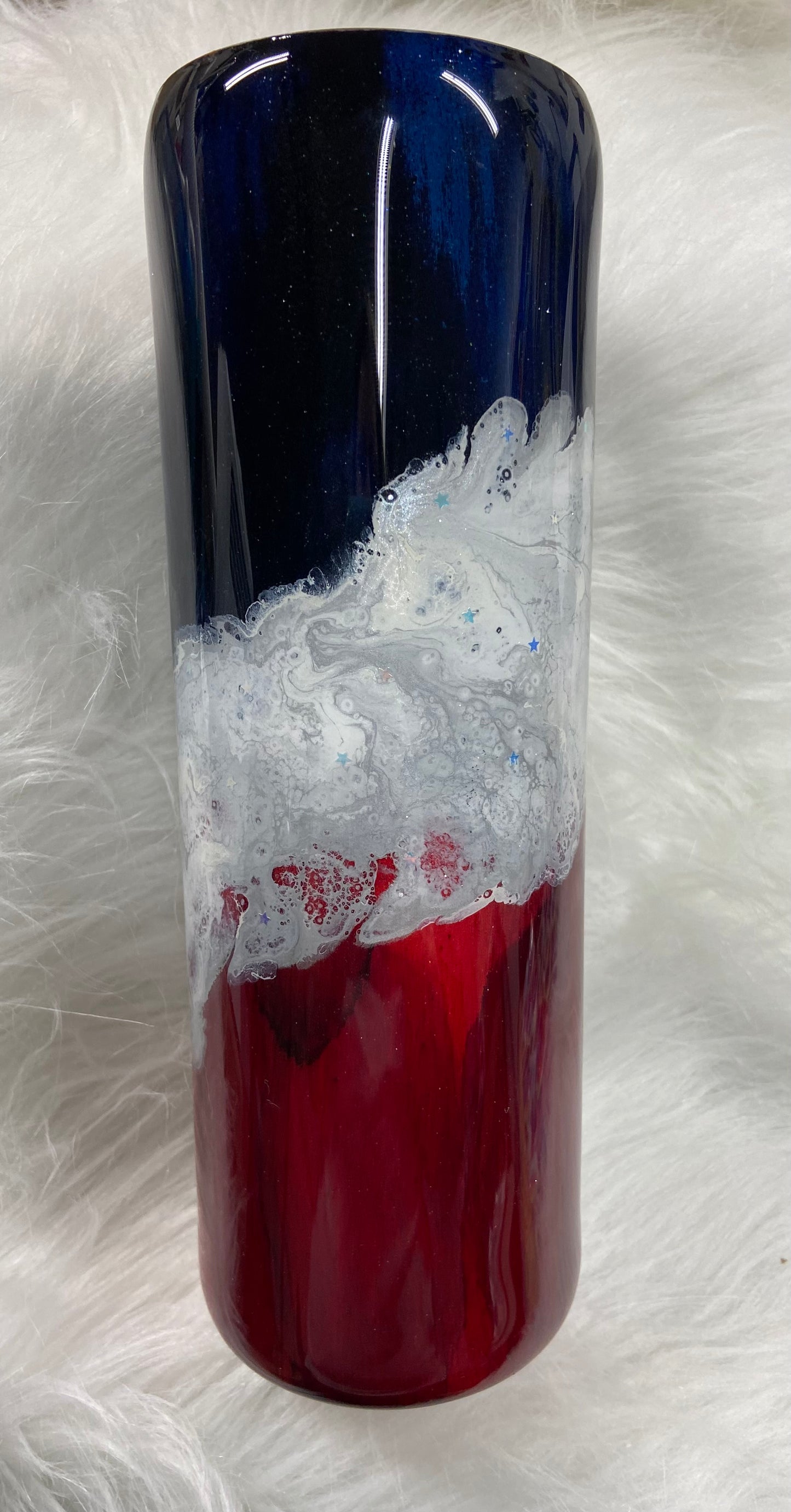 30oz Red, White, and Blue Tumbler