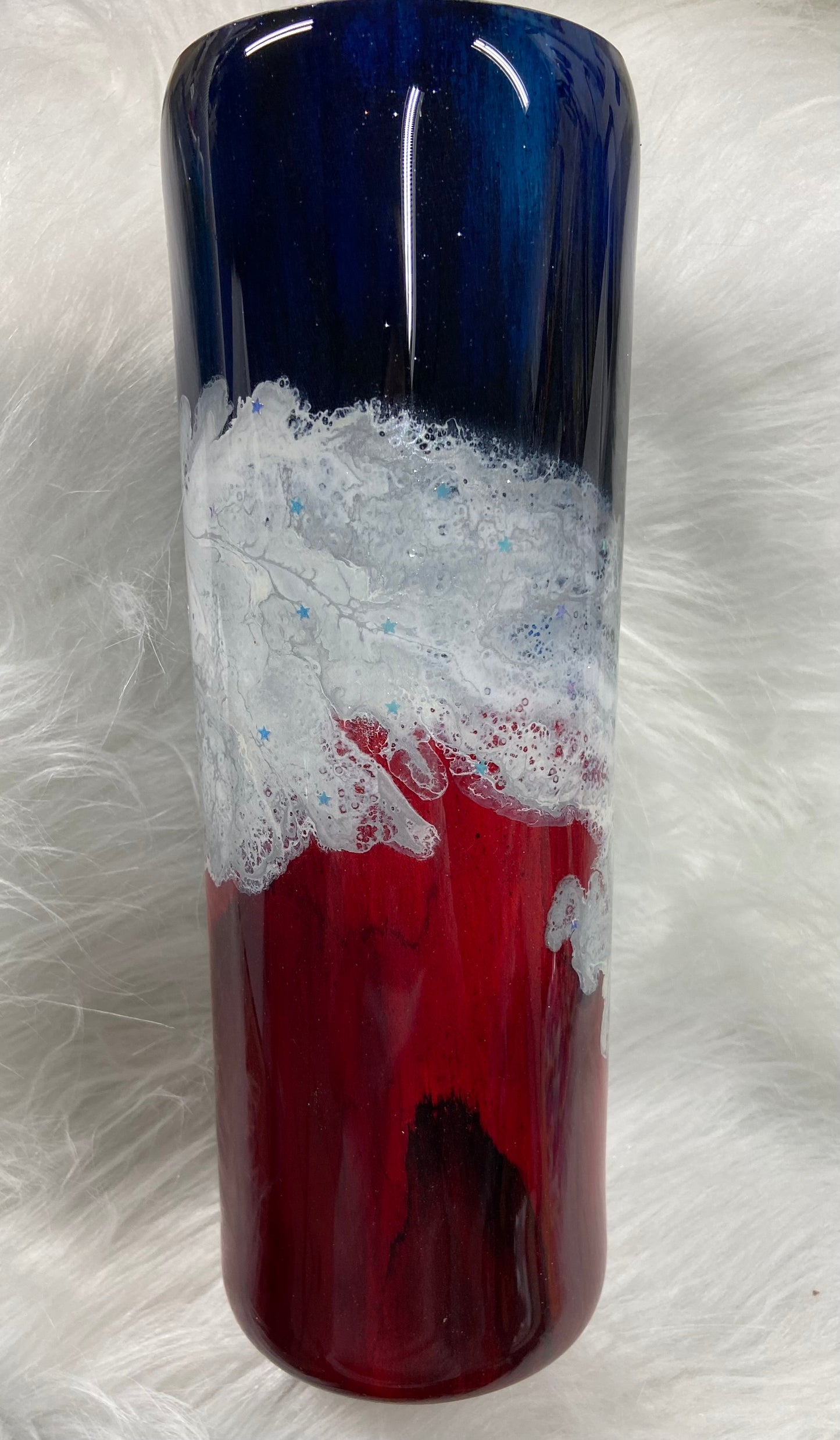 30oz Red, White, and Blue Tumbler