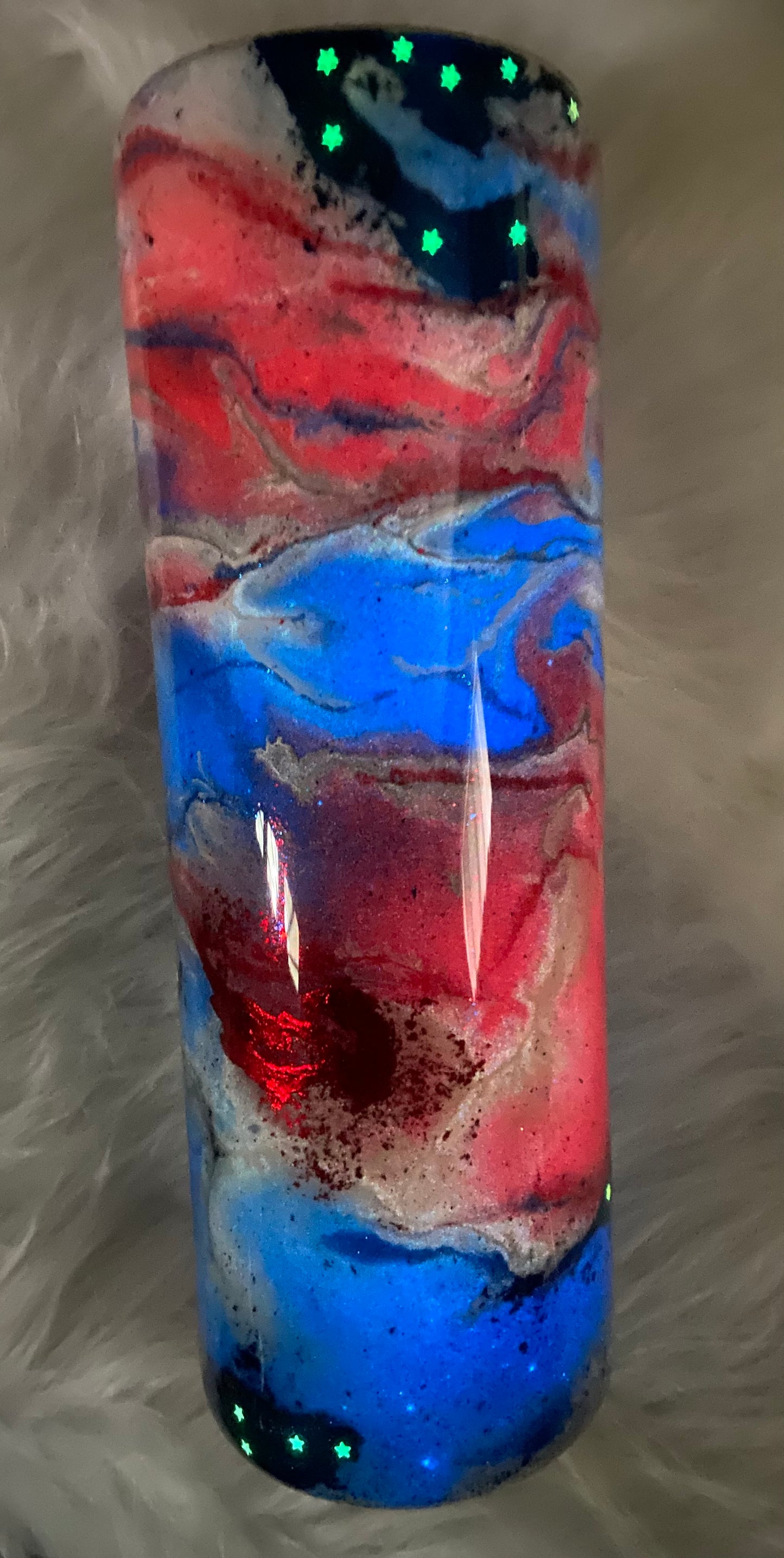 30oz Red, White, and Blue Tumbler