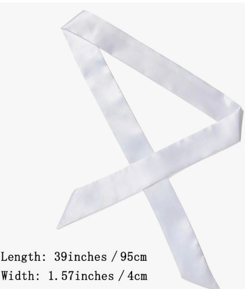 Silk hair tie