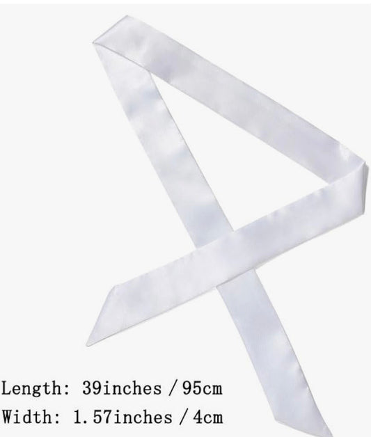 Silk hair tie